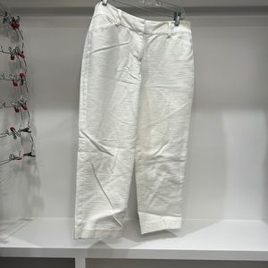 Ivory Signature Capris from Ann Taylor. Size 4